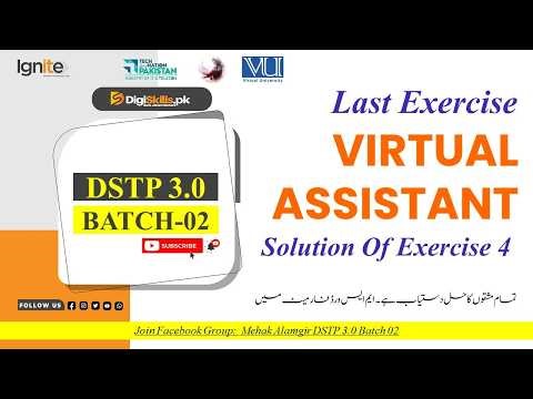 virtual assistant exercise 4 dstp 3.0 batch 2
