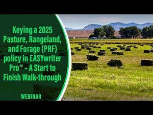 Keying a PRF policy in EASYwriter Pro® – A Start to Finish Walk-through