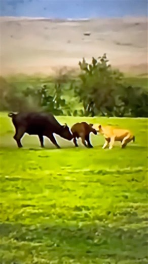 Brave Buffalo fights off Lions to save her calf. Epic wildlife rescue.