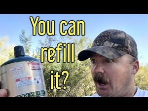 How to fill a one pound propane bottle! Do it the right way and save some money!