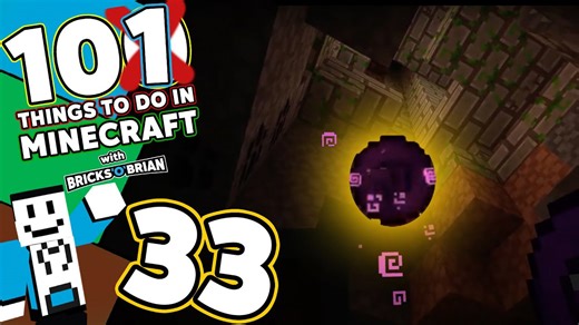 A second stronghold situation! - 101 things to do in Minecraft with Bricks 'O' Brian