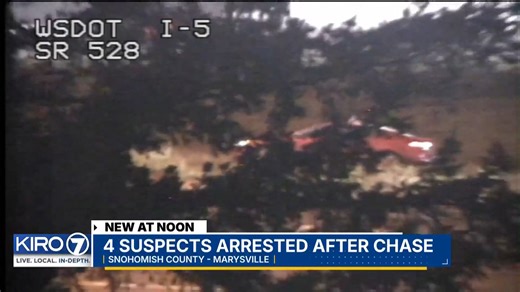 The Washington State Patrol says a group of minors driving on I-5 in Marysville tried to run from troopers early Tuesday morning. | KIRO 7 News