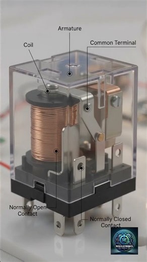 How Does a Relay Work? ⚡ #diy #science #physics #relay