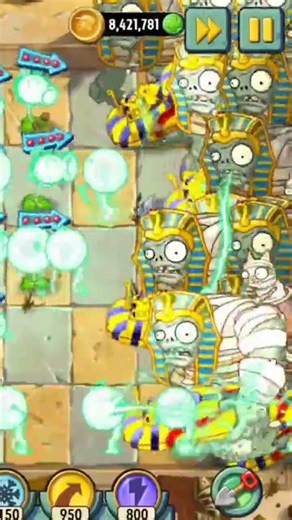 PVZ2: Pyramid of Doom level 132 #pvz #pvzmobile #plantsvszombies #pvz2 #zombies