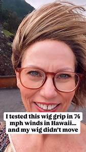First Wig 101 - Episode 5: “How do I keep my wig perfectly in place all day?” I’m recycling this post because I’ve had so many questions lately from a lot of my new Facebook followers about my wig grip — and this story says it better than anything else I could tell you. I tested this wig grip in 74 mph winds in Hawaii at the Pali Lookout… and my wig didn’t move. 🌬️😄 That’s when I knew I’d found the one. Because the most common questions I get about wigs are: “How do you keep your wig from slid
