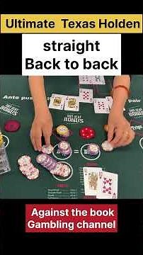 $3500 Swing in Two Hands | Ultimate Texas Holdem