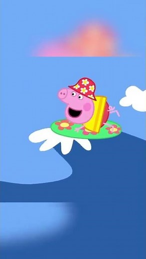 Ready, Steady, Go! Peppa Pig Goes Surfing! #Shorts #Peppa #PeppaPig