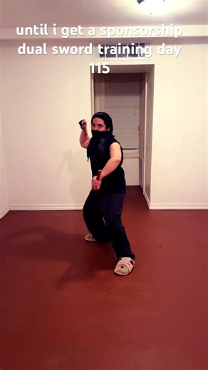 until i get a sponsorship dual sword training day 115 #hema #dualwield#martialarts#training #samurai