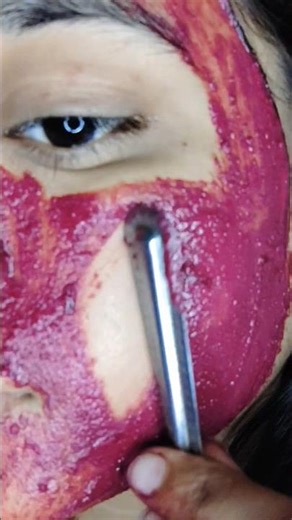 beetroot + besan face mask ✨ #skincare #viral #beetroot #glowing #trending