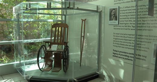 St. George Regional Hospital displays medical artifacts from the 1860s