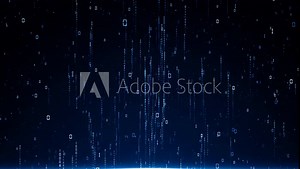 Business corporate abstract particles digital technology clean presentation broadcast background loop