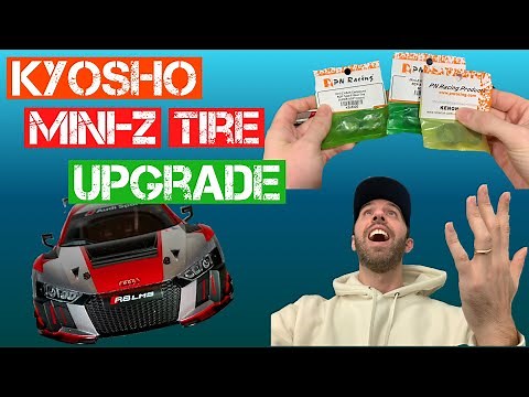 Kyosho Mini-Z Racing Radial tire swap! So MUCH GRIP! RCP track test with soft compound tires!