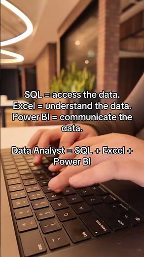 How to be a data analyst