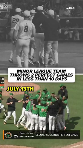 Greensboro Grasshoppers: Two Perfect Games in Two Weeks