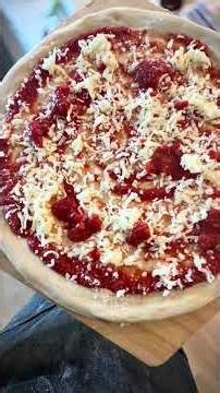 Plain Cheese Pizza for Lunch Today 🍕