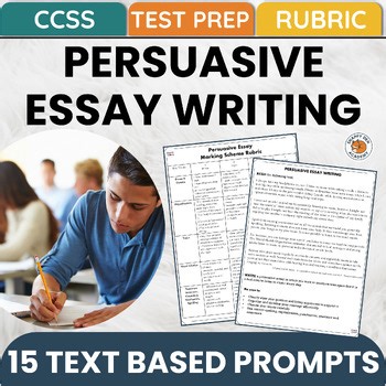 Text Based Persuasive Essay Writing Prompts Middle School Test Prep Topics