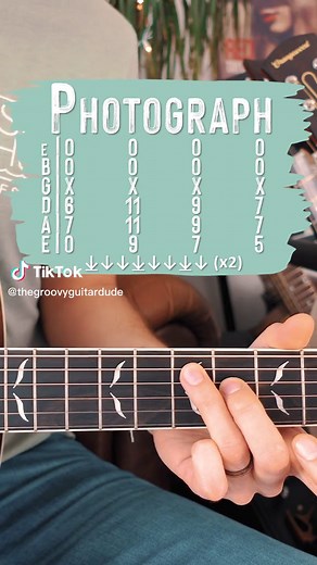 Ed Sheeran Photograph Guitar Tutorial and Lesson