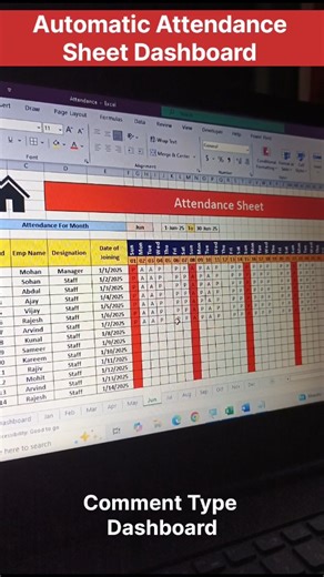 Mashiujama Teach on Instagram: "🚀Automatic Attendance Sheet in Excel 🔥🥰 Comment - "Dashboard" Check your DM #excel #microsoft #microsoftexcel #office #exceltips #word #powerpoint #data #msexcel #powerbi #dataanalytics #business #datascience #exceltraining #microsoftoffice #exceltricks #windows #accounting #python #o #cursodeexcel #sql #spreadsheets #msoffice #dashboard #vespaexcel #excelformulas #excelshortcuts #excelfunctions #exceltutorial"