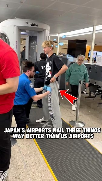 Japan’s airports nail three things way better than US airports #japan #japanese #shorts #japantravel