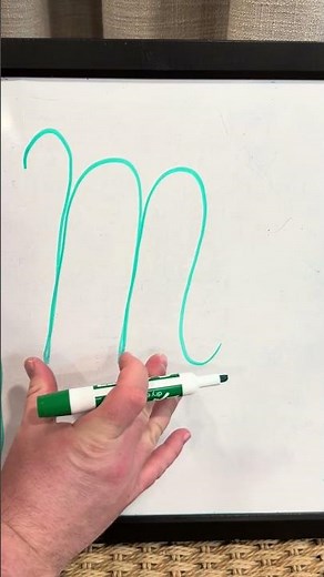 How to Write M in Cursive - Uppercase and Lowercase