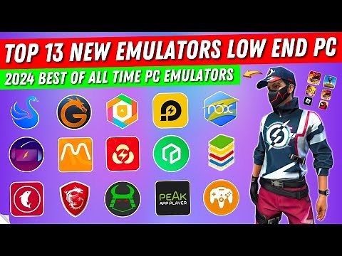 Top 13 New Emulators For Low End PC Free Fire | Best Android Emulator For PC (2024)