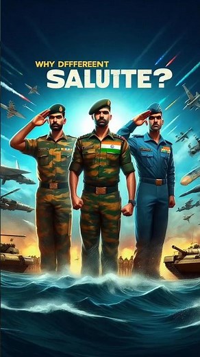 What's Behind DIFFERENT Salutes In Army, Navy & Air Force?