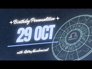 29 October Zodiac Horoscope: Birthday Personality & Traits Revealed