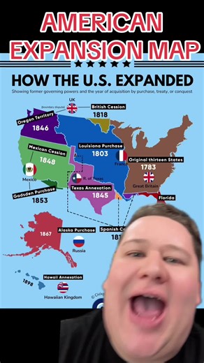 American Expansion Map: United States Westward Growth Explained
