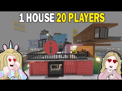 1 HOUSE BUT 20 PLAYERS CHALLENGE | SCP 3008 - Roblox