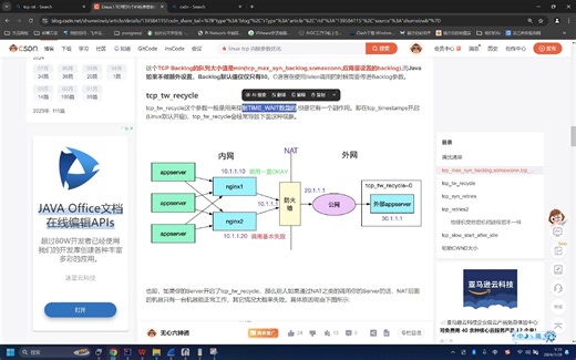 Linux上TCP的几个内核参数调优-三次握手-数据重传-拥塞控制-四次挥手