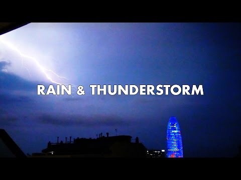 EPIC THUNDERSTORM & RAIN !! Powerful Lightning storm with Heavy Rain for Sleeping