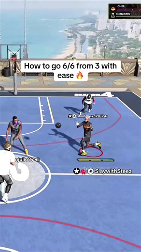 How to go 6/6 from 3 with ease #NBA2K26 #NBA2K | nba 2k