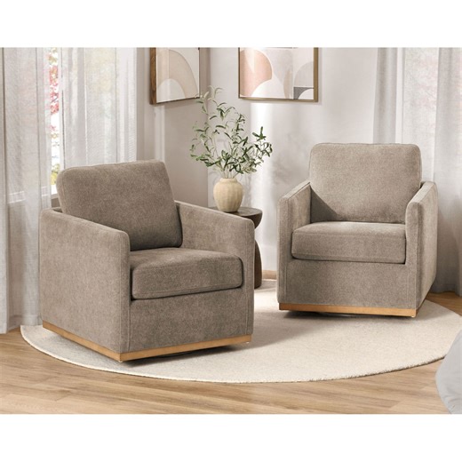 Member's Mark Modern Classic Fabric Swivel Chair, Assorted Colors - Samsclub.com