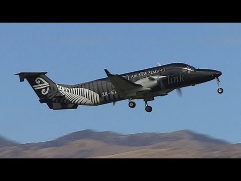 Aircraft Rarity: A black airliner - Air New Zealand Beech 1900D