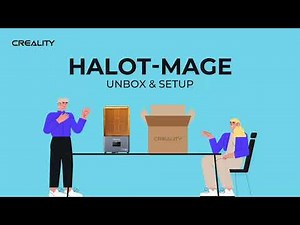 Halot Mage Unbox & Setup Tutorial | Help You Start Your First Printing