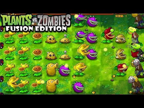 Plants Vs Zombies FUSION EDITION v1.1 Adventure Part1 Level 1 to 6 l Download & Gameplay