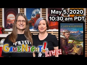 Cartographers: A Roll Player Tale! 2020 Kennerspiel des Jahres nominee - GameNight! LIVE! 5/5/2020