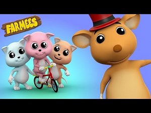 The Three Little Kittens | Kids Songs | Nursery Rhymes by Farmees