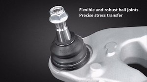 Control Arm Replacement For Front Upper Lower Control Arm Set Sway Bar Tie Rod End with Ball Joint Suspension Kit Compatible With 2003-2008 Mazda 6-12 Pcs