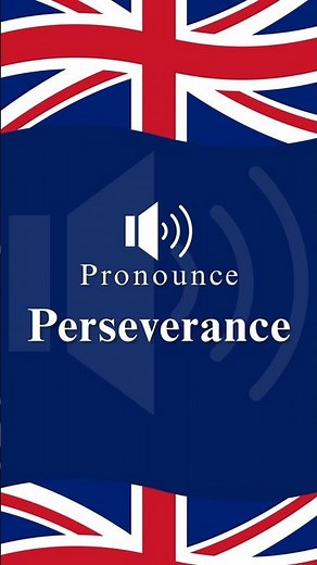 Perseverance British English Pronunciation