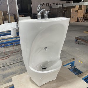 [Hot Item] Muslim Wash Basin Stand Full Wash Foot Bath Pedestal Double Level Wash Wudu Hand and Foot Washing Basin Sink