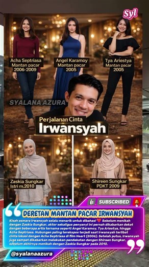 Perjalanan Cinta Irwansyah 💔 Dari Angel Karamoy hingga Zaskia Sungkar‼️#shortsfeed #reels