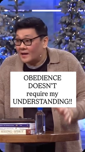 James Tan on Instagram: "Obedience doesn’t require my understanding. But I can choose to obey God’s Word by faith."
