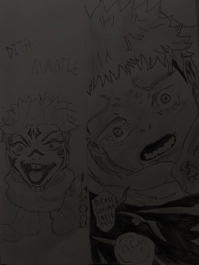 Yuji's Artistic Journey in Jujutsu Kaisen