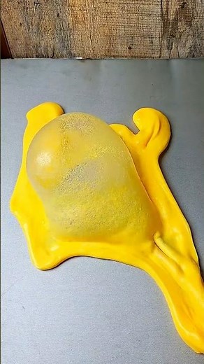Soft Slime Bubble Inflation & Collapse ASMR #shorts #satisfying