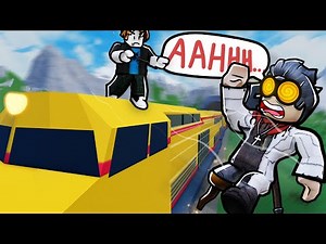 ROBLOX Push People Off A Train