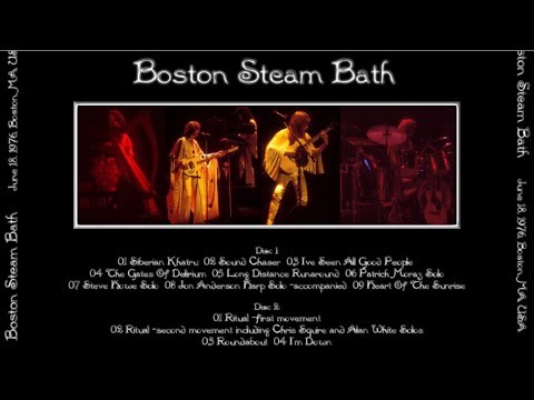 Yes - Live in Boston - June 18th, 1976
