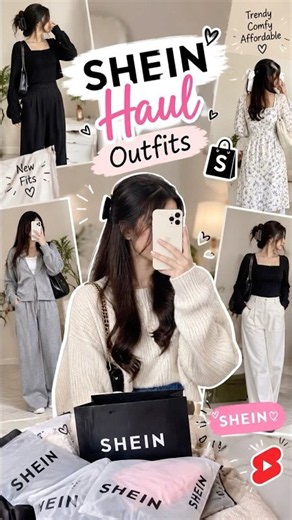 Shein outfits haul shopping 🛍️ for my girlies ❤️🫶🏼 #shein #sheinhaul #haul #shein #fashion #haul