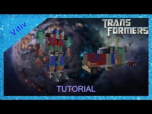 Transformers Optimus Prime in Minecraft - 1:1 Scale - Tutorial