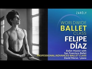 Felipe Diaz, Ballet Master with San Francisco Ballet, Professional/ Advanced ballet class
